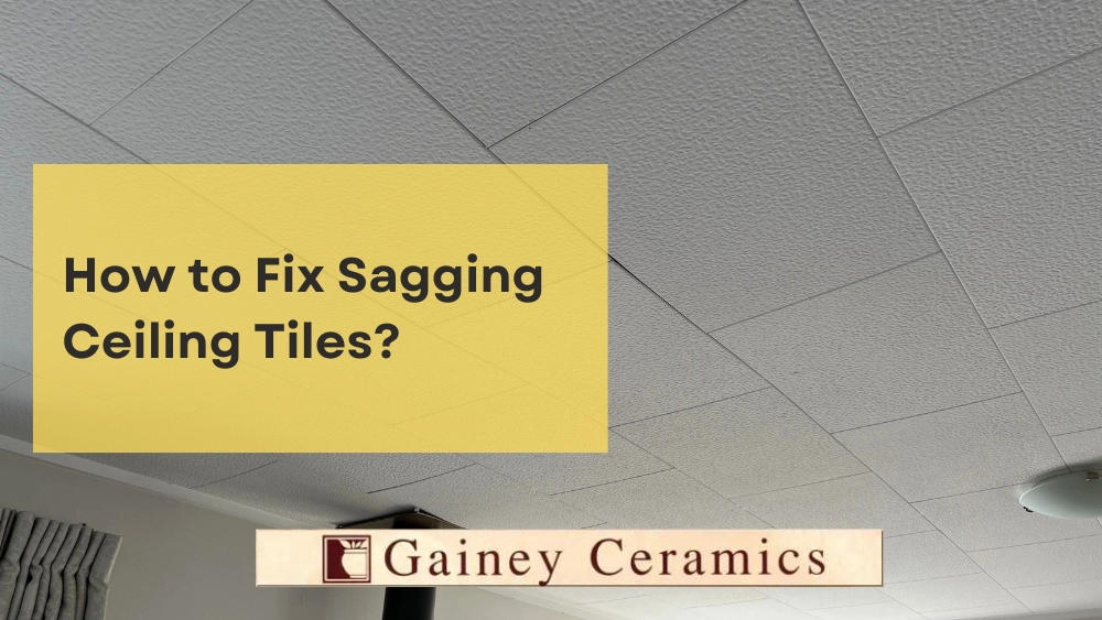 How To Fix Sagging Ceiling Tiles