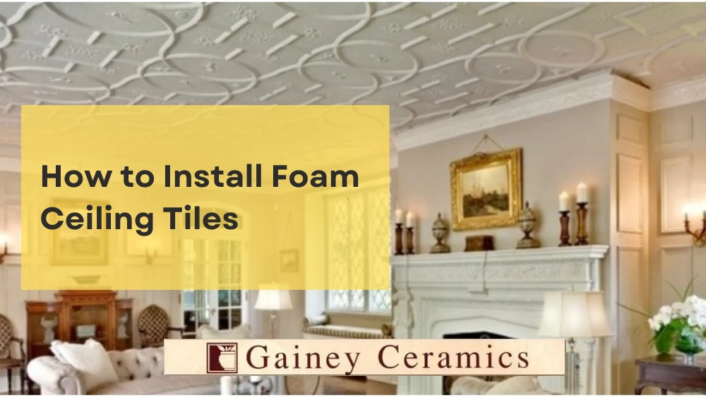 How To Install Foam Ceiling Tiles